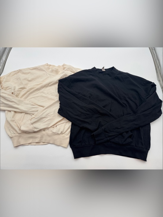 Los Angeles Apparel Tops - Los Angeles apparel Basic Cropped tshirts Set in Black and Cream size small